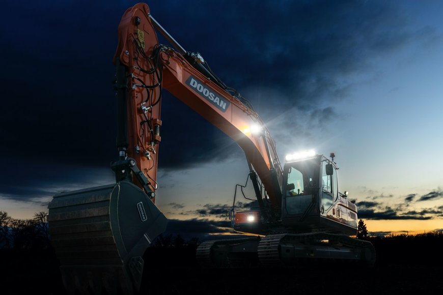 Doosan complète la nouvelle gamme de pelles de taille moyenne 'DX-7'